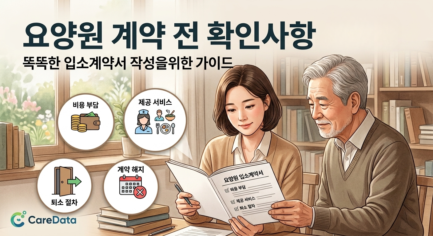 요양원 계약전 확인사항